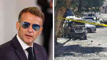 Explosionen nur wenige Meter vom Hotel des Präsidenten: So knapp entging Macron dem Anschlag in Damaskus