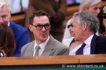 Benedict Cumberbatch spotted in Wimbledon royal box on day nine