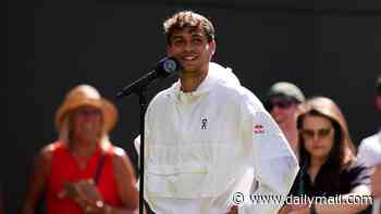 'I need somewhere to stay!' Tennis star Flavio Cobolli appeals to fans as he's left without accommodation after unexpected Wimbledon run to quarter final clash against Arthur Fery