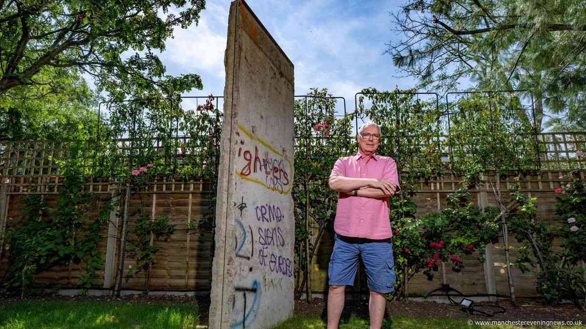 Man who put Berlin Wall in his garden faces £20k fine after neighbour complaints