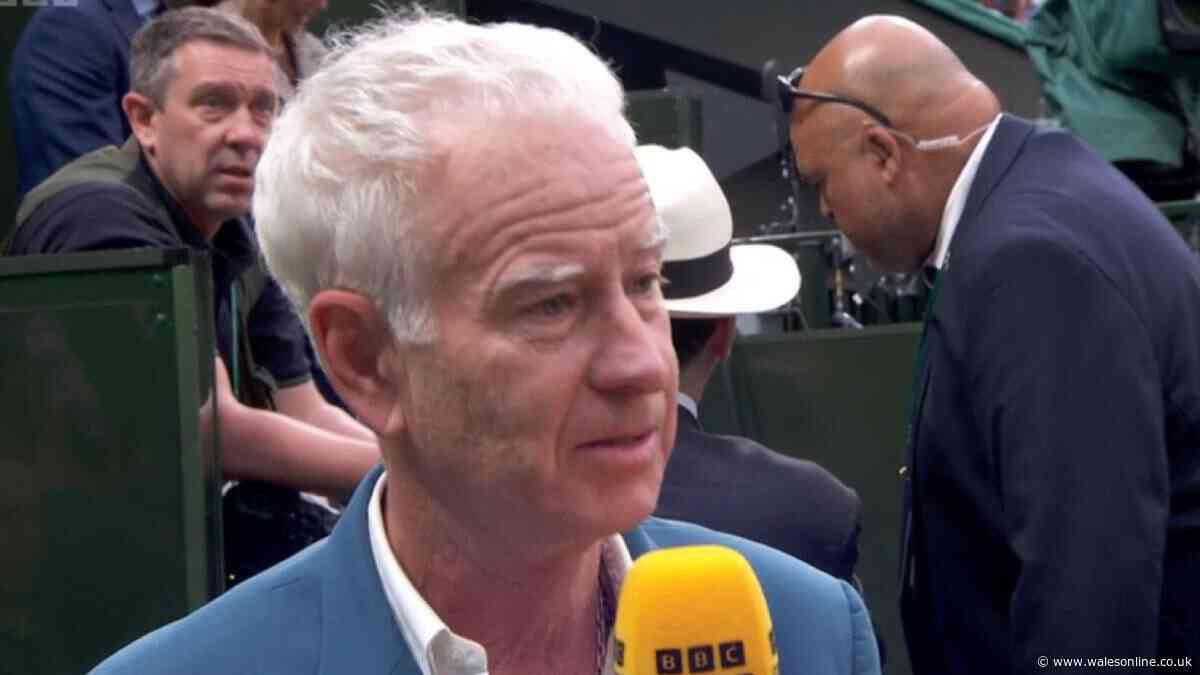 John McEnroe calls out Jannik Sinner's opponent after unusual Wimbledon rule broken