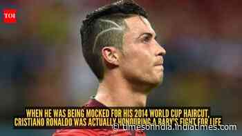 When he was being mocked for his 2014 World Cup haircut, Cristiano Ronaldo was actually honouring a baby's fight for life