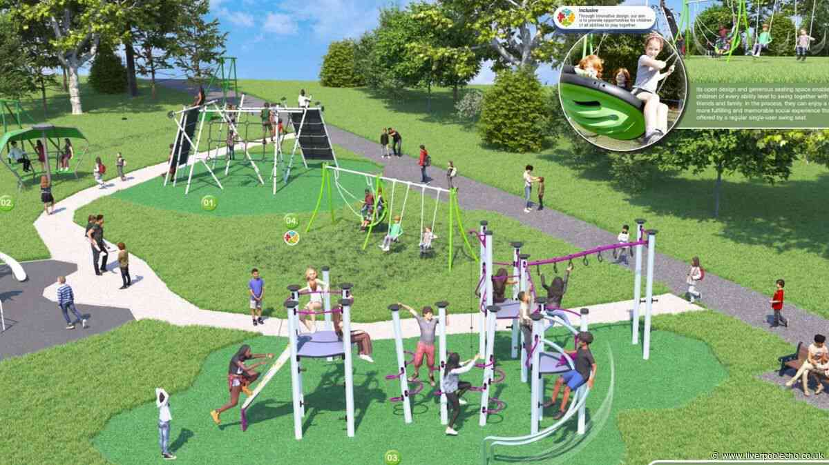 New £125,000 play area with swings, climbing frames and slides to transform Liverpool park
