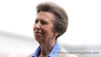 Princess Anne amps up the glamour in lace dress and opera gloves