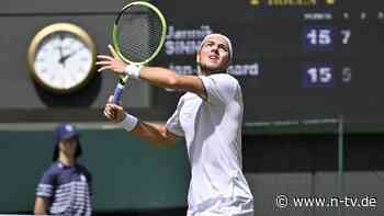 Sinner stoppt ihn: Struffs Wimbledon-Wunder ist vorbei