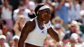 Gauff, 22, reaches her first Wimbledon semifinal