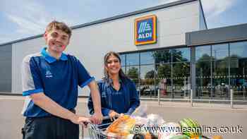 Aldi shoppers in Wales can walk out of stores with a trolley full of food for free