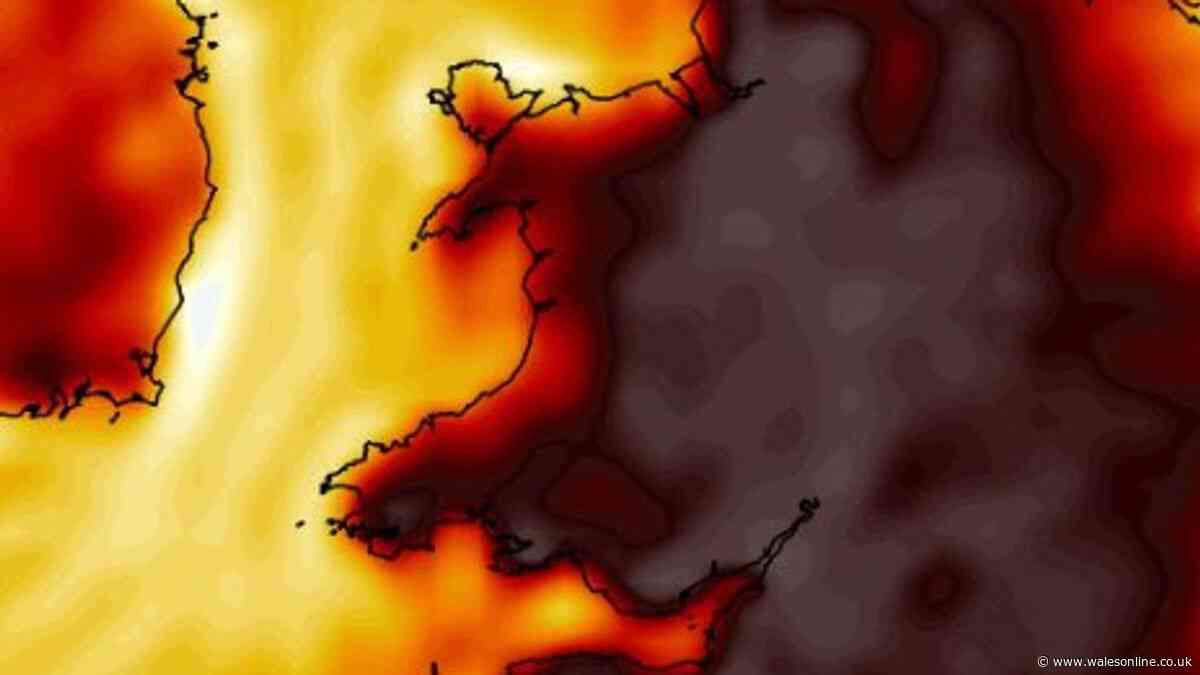 Heatwave maps show no sign of hot weather ending in Wales but Met Office says that's not all