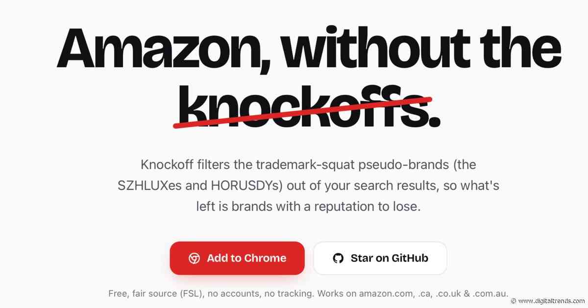 Amazon is full of copycats and shady brands. This Chrome extension lets you avoid them.