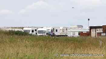 Unlawful encampment moves to Whitley Bay's St Mary’s Lighthouse car park from Spanish City