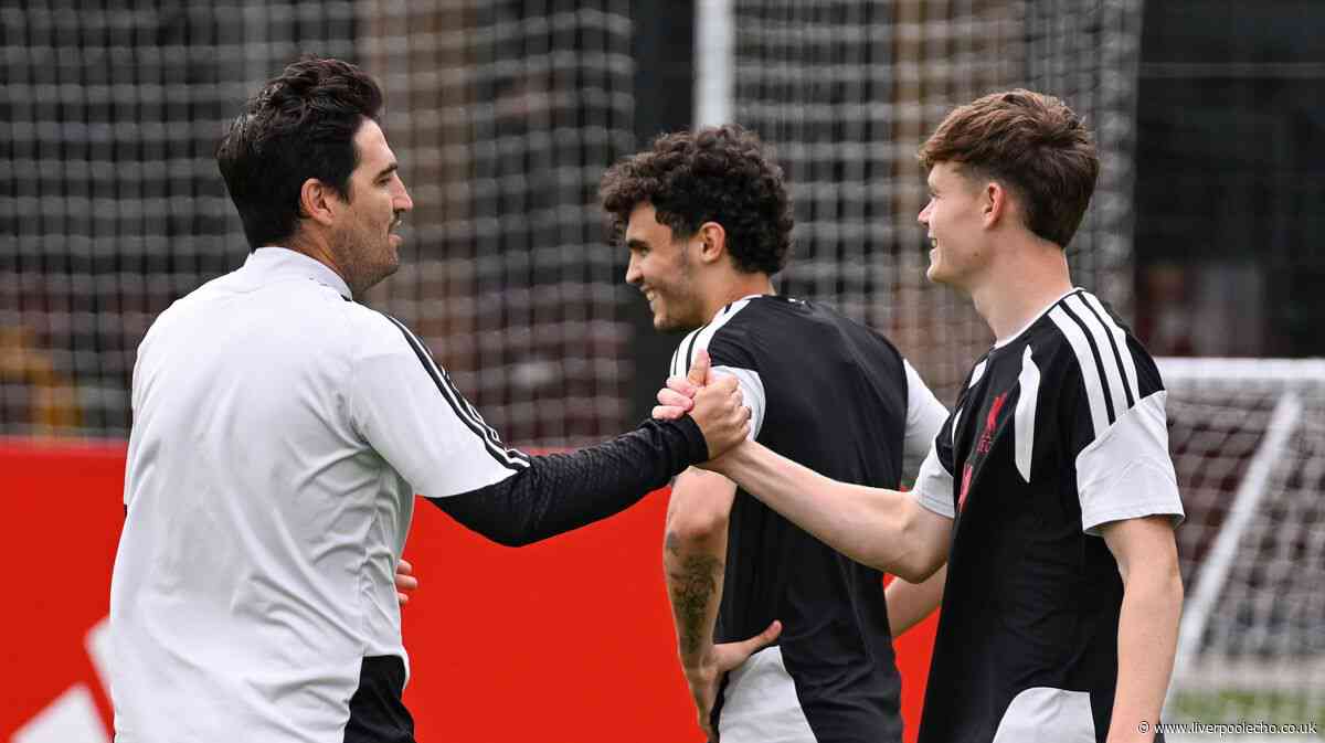 Eight Liverpool players back at AXA Training Centre as Andoni Iraola era begins