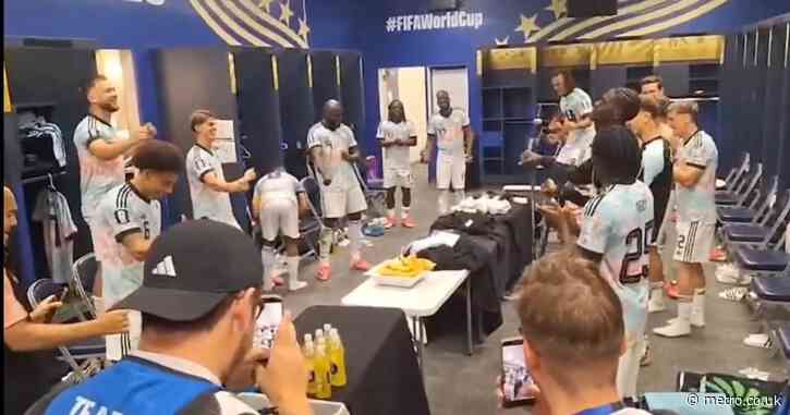 Belgium players mock Donald Trump with YMCA dance in dressing room after beating USA