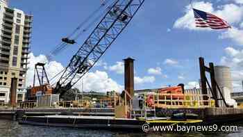 Detailed construction ramps up along Tampa's West Riverwalk extension