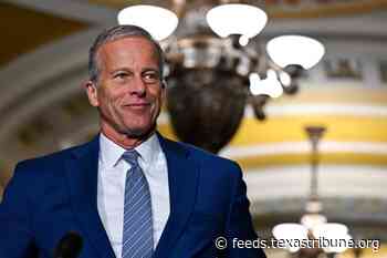Senate Leader John Thune and other national Republicans rallying for Paxton at fundraiser this month