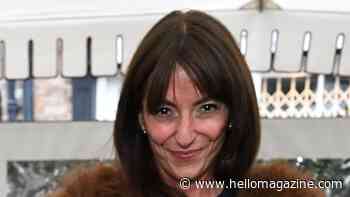 Davina McCall is the ultimate beach babe in tiny blue bikini