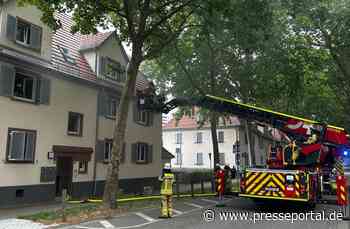 FW Speyer: Wohnungsbrand - eine Person leicht verletzt