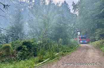 FW Hagen: Vegetationsbrand in Waldgebiet Ortsteil Hagen - Hohenlimburg