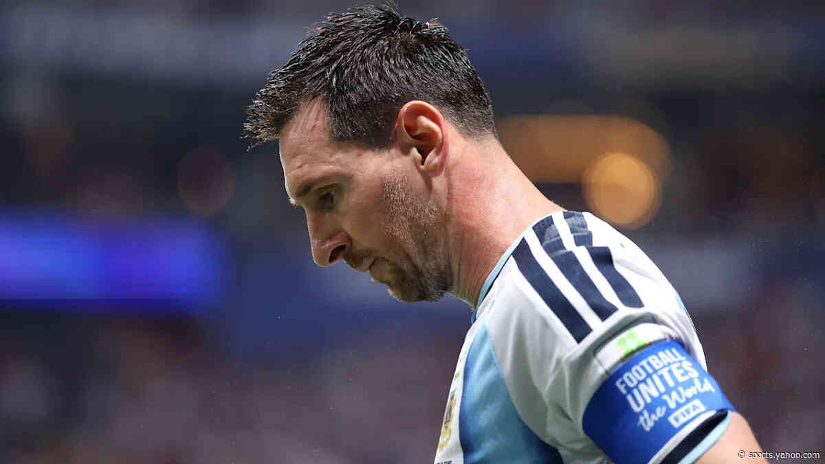 Argentina trail Egypt at half-time after Messi penalty saved