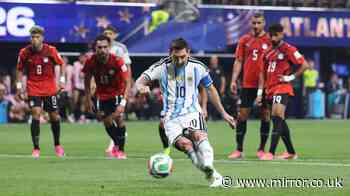 World Cup LIVE: Messi's Argentina on verge of exit vs Egypt, England rivals' sickness bugs
