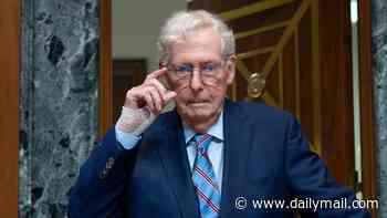 Major health update on Mitch McConnell, 84, as 'brain dead' rumor grips DC