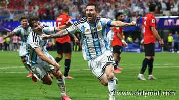 Argentina vs Egypt - World Cup last 16 LIVE: Lionel Messi & Co on the verge of shock exit as underdogs take TWO-GOAL lead in Atlanta