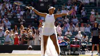 Naomi Osaka ditches kimono once again for Wimbledon quarter-final as she fulfils promise to 'dial down' outfits to 'focus on tennis' - only to LOSE in straight sets