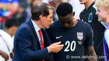 Belgium coach reveals what he told Folarin Balogun after Donald Trump forced FIFA to overturn his red card for USA's catastrophic World Cup loss