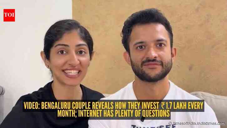 Video: Bengaluru couple reveals how they invest ₹1.7 lakh every month; internet has plenty of questions