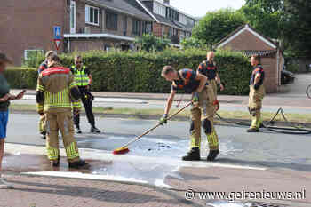 Camper beschadigd door brand