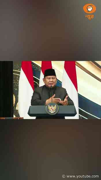 ''मेरे अंदर भारतीय डीएनए'': Indonesian President Prabowo Subianto #indiaindonesia