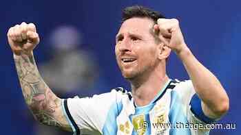 Messi’s happy tears as Argentina overcome two-goal deficit against Egypt