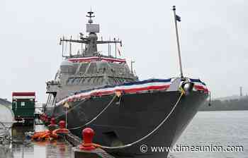 USS Marinette docks in Albany as part of America250