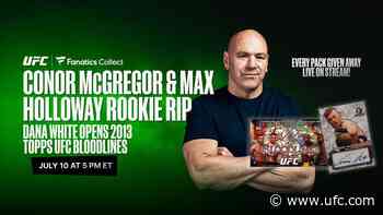 JOIN DANA WHITE AS HE OPENS 2013 TOPPS UFC BLOODLINES!