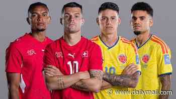 Switzerland vs Colombia - World Cup last 16 LIVE: Los Cafeteros battle with the Swiss for the final quarter-final spot