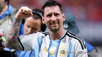 Lionel Messi in floods of tears after Argentina score THREE in 13 minutes to complete great World Cup escape against Egypt