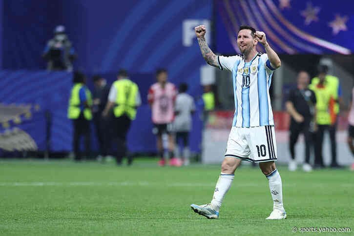 😭Messi, in tears after Argentina's win