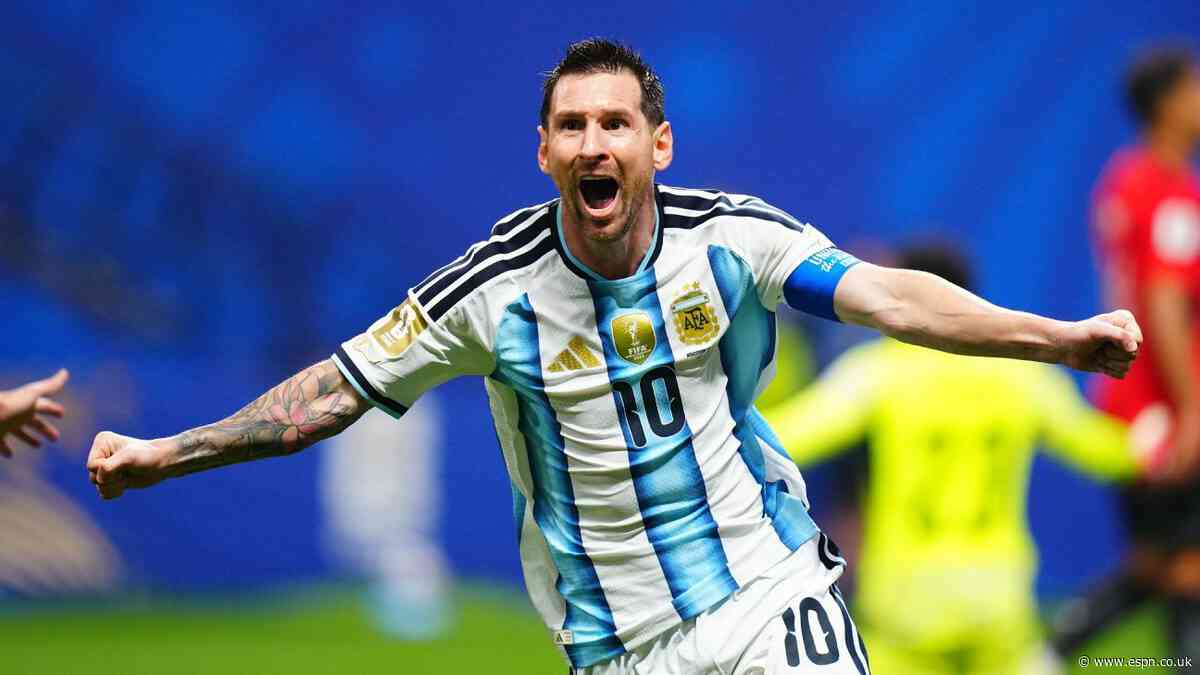 Messi saves Argentina in historic rally past Egypt...