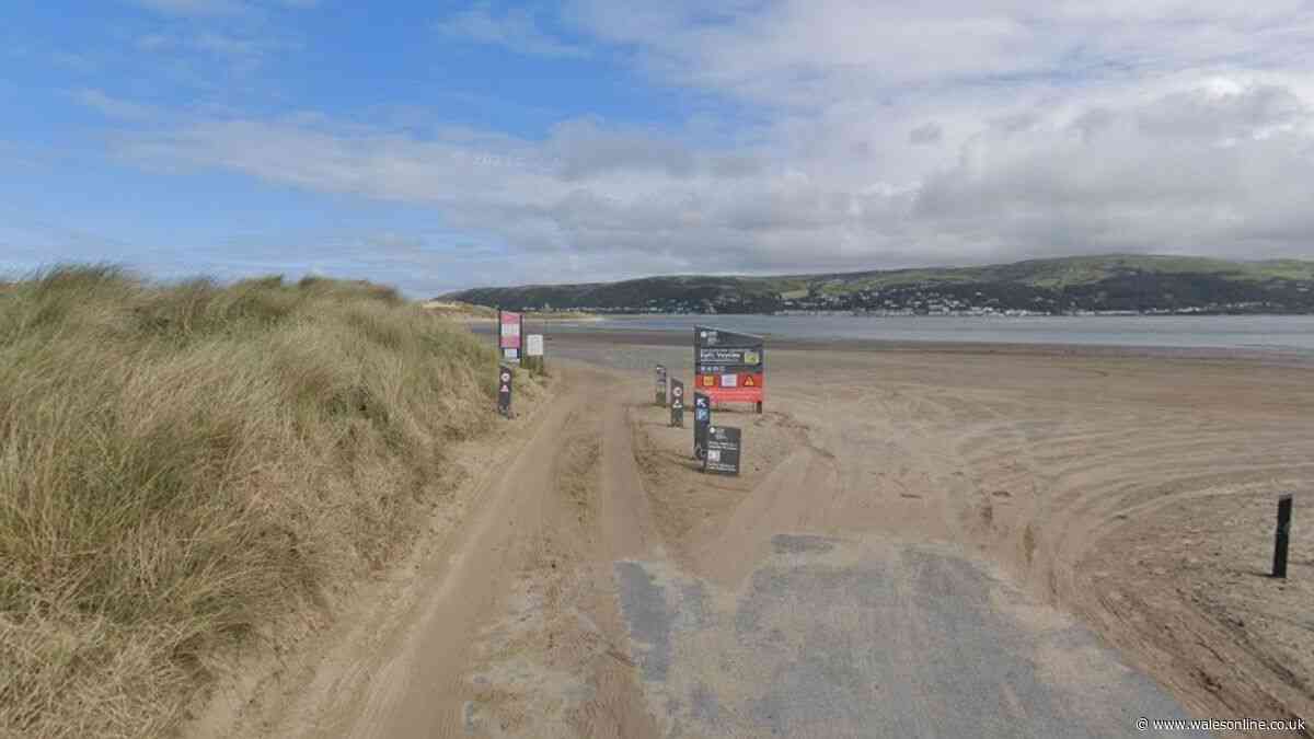 Cordon set up after explosives found on beach
