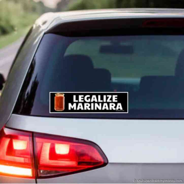 Legalize Marinara Bumper Sticker