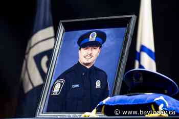 Police from Halifax to Vancouver attend funeral for Montreal officer killed by gunman