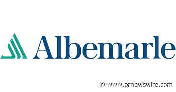 Albemarle Corporation to Release Second Quarter 2026 Earnings Results on Wednesday, August 5, 2026