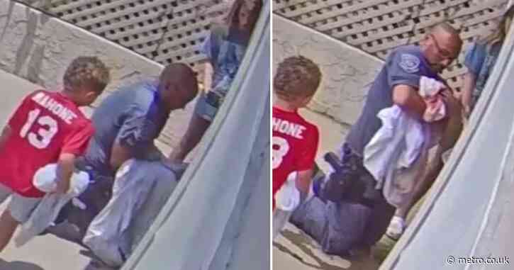 Ring doorbell catches mum giving birth in her doorway in just nine minutes