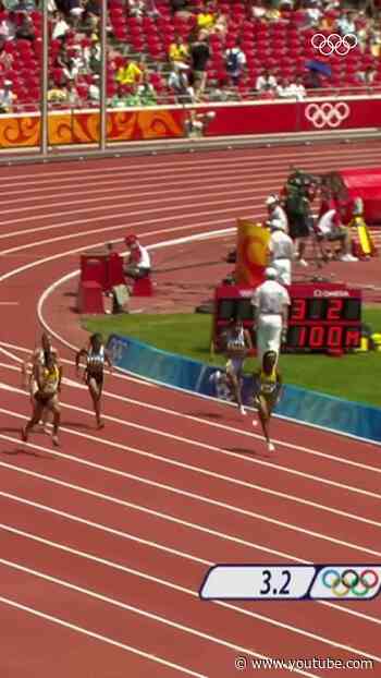 Where the legacy began. ⚡️ Shelly-Ann Fraser-Pryce's Olympic journey began at #Beijing2008