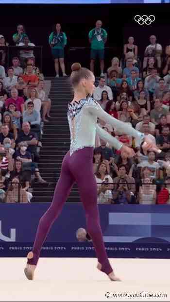 Taisiia Onofriichuk blended elegance and remarkable control in a memorable performance! #Paris2024