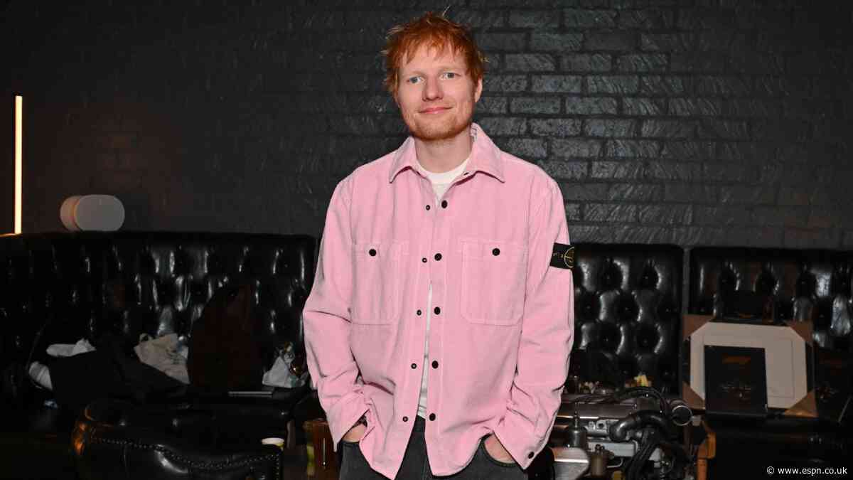 Bad habits? Ed Sheeran backs England for WC final