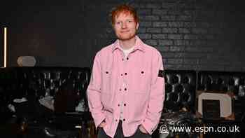 Bad habits? Ed Sheeran backs England for WC final