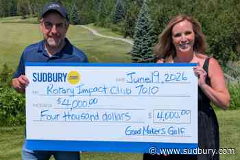Sudbury.com’s first fundraising golf event raises $4,000