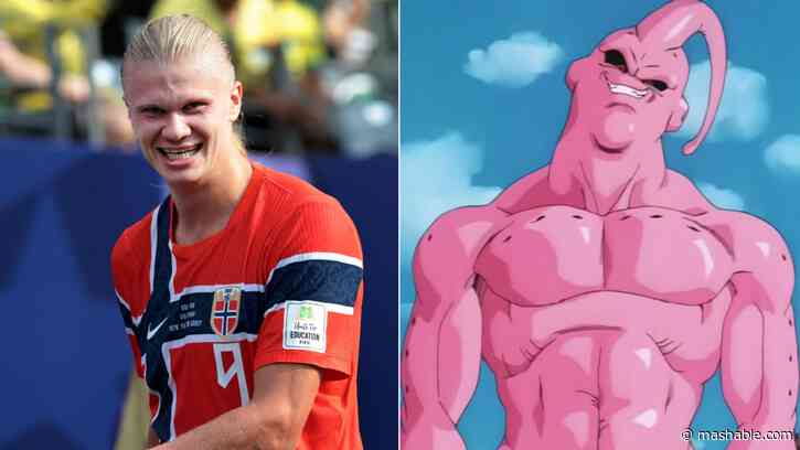 Erling Haaland makes the Majin Buu meme official