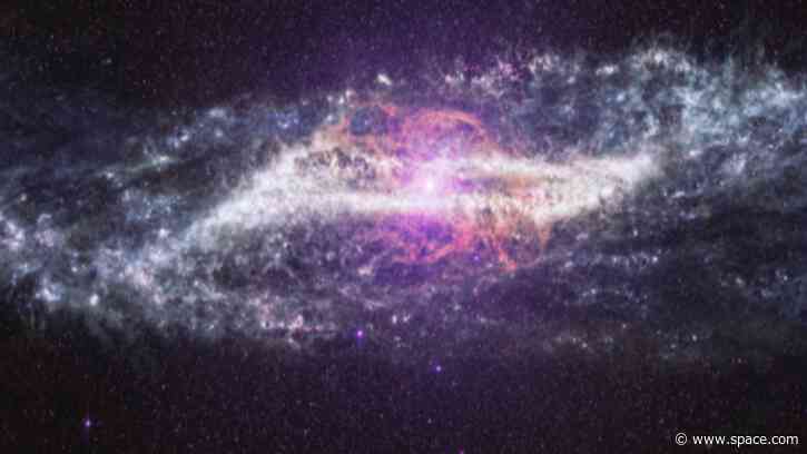 James Webb Space Telescope celebrates its 4th birthday with stunning image of a galaxy crash site