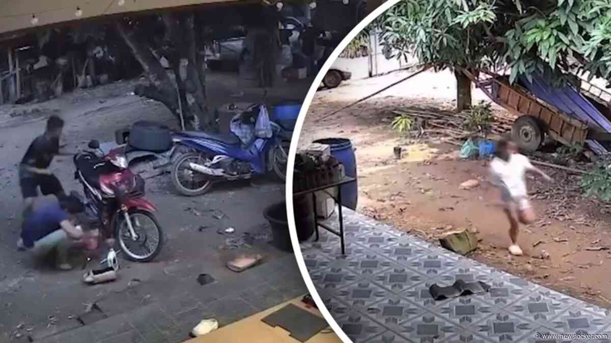 Schoten uit Myanmar treffen woonwijk in Thailand: gezin vlucht huis uit